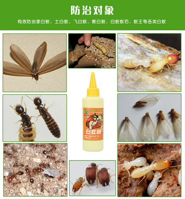 卫士威白蚁药白蚁粉 装修白蚁防治杀白蚁整巢端 1%氟虫腈灭白蚁药